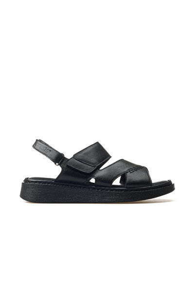 Venüs Kadın Hakiki Deri Günlük Sandalet 25y 25322469y Z Siyah
