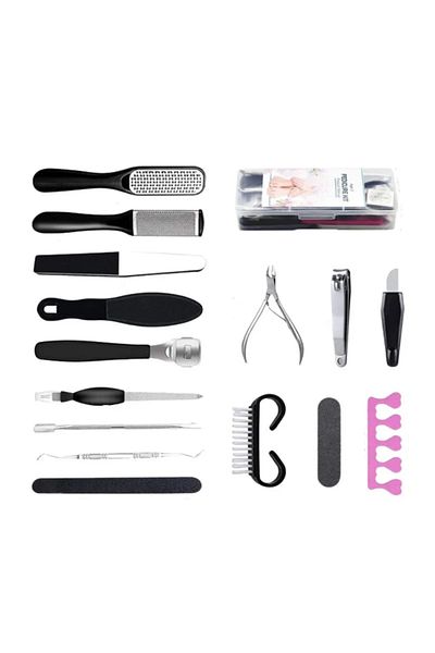 OEM Chiropody set 26 pieces, professional nail care kit for home