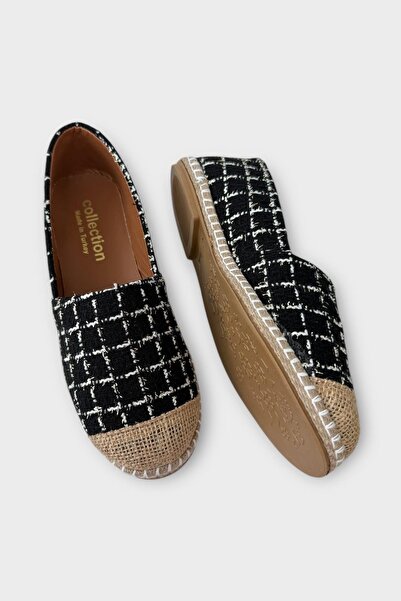 Liger Жіночі щоденні еспадрильські балетки ЧОРНІ