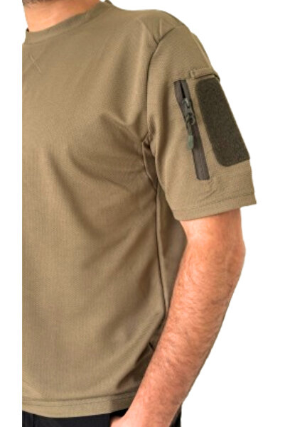 Wolff طاقم الرقبة التكتيكية تي شيرت قصير الأكمام