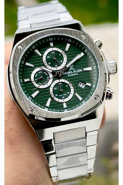 Daniel Klein Premium Men's Wristwatch 3 Atm Waterproof Stainless Steel Band