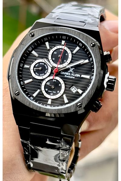 Daniel Klein Premium Men's Wristwatch 3 Atm Waterproof Stainless Steel Band