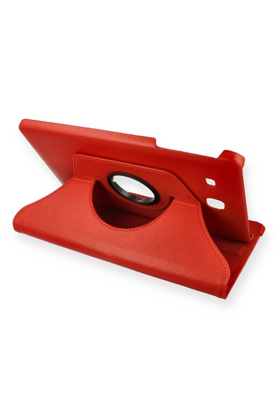 NewFace Samsung Galaxy T560 Tab E 9.7 Case 360 ​​Tablet Leather Case - Red Sptgl