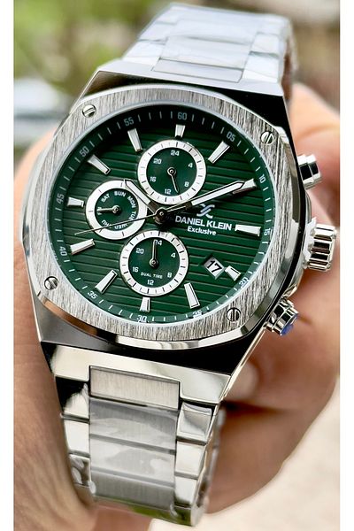 Daniel Klein Premium Men's Wristwatch 3 Atm Waterproof Stainless Steel Band