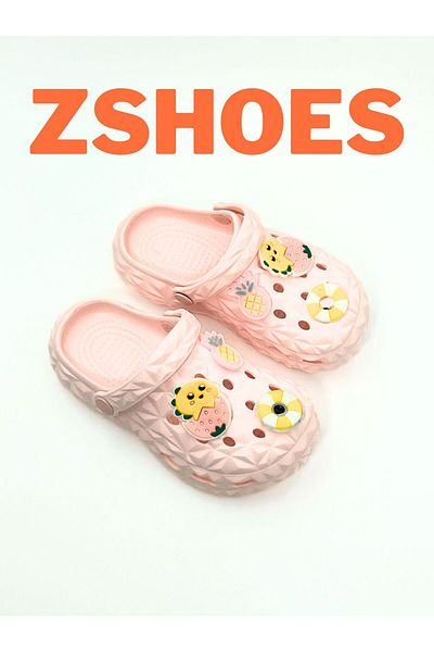 ZSHOES Παιδικές παντόφλες/σανδάλια με μοτίβο πυραμίδας Unisex με αξεσουάρ αντιολισθητικής βάσης