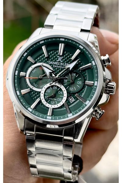 Daniel Klein Men Wrist Watch 3 Atm Waterproof Stainless Steel Band