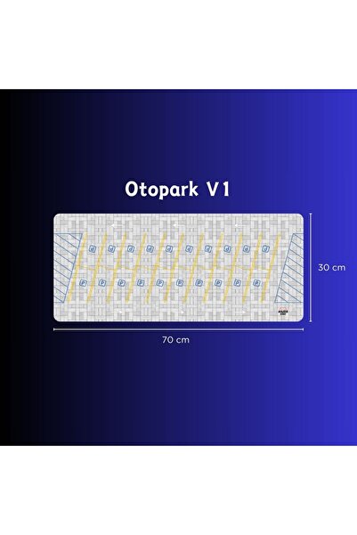 hazer case Otopark V1 Diecast Park Alanı Diorama Mat Mousepad