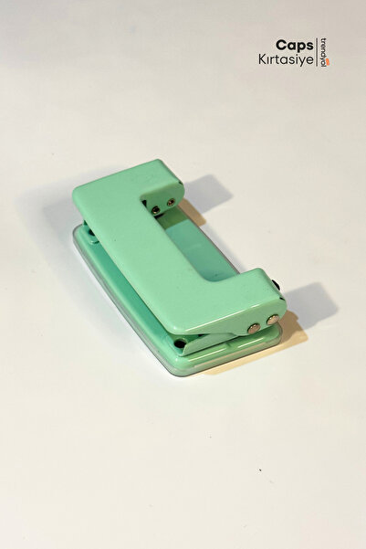 caps office Pastel Color Double Hole Punch – 10 Sheet Capacity, 5mm Hole Diam...