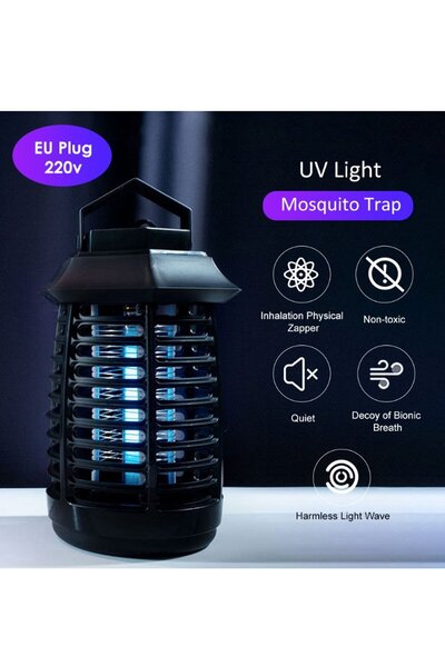 Toptancı Amca Uv Sivrisinek Öldürücü Mavi Işık Ledli sivrisinek öldürücü Elek...