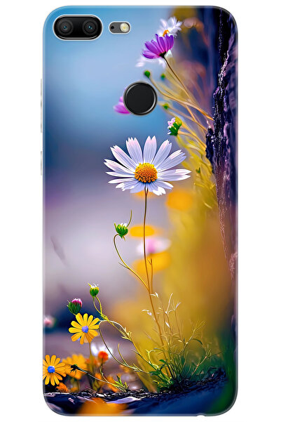 Ceppare Honor 9 Lite (LLD-L31) Uyumlu Kılıf Desen Baskılı Silikon Papatya Seri STK:1000 CP-1snIlNf