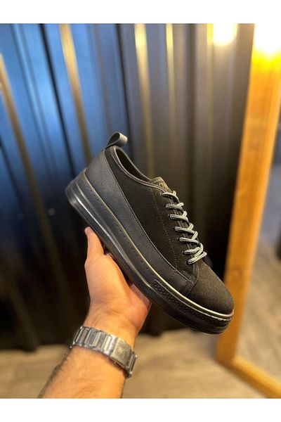 TB Terzi Bey Terzi Bey Sneakers Shoes 010 Black Suede (Black Sole)