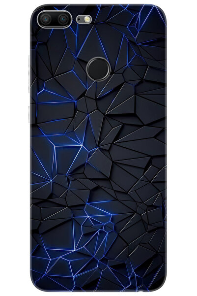 Ceppare Honor 9 Lite (LLD-L31) Uyumlu Kılıf Desen Baskılı Silikon Prizmatik Tasarım STK:667 CP-OPULYF1