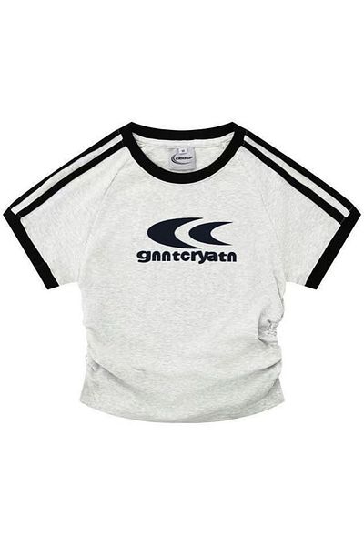 Gofeel Harajuku Street Gnntcryatn Printed Crop