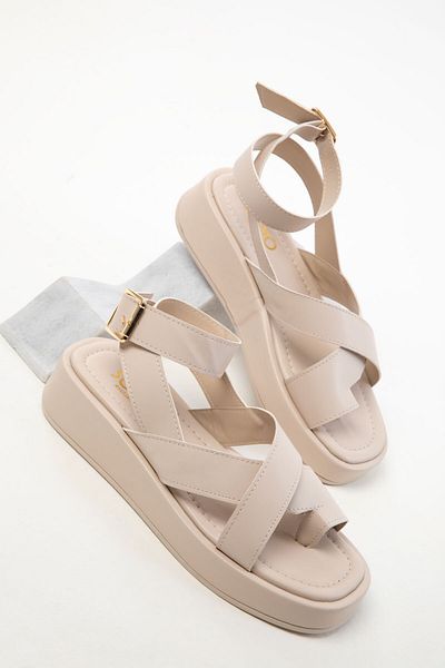 SOHO Beige Women's Sandals 20588