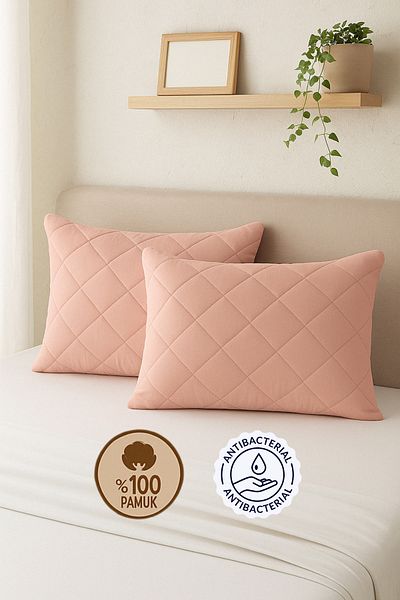 Formeya Pamukkale-Matratzen, gesteppte Kissenschutzmatratzen aus 100 % Baumwolle, 2 Stück