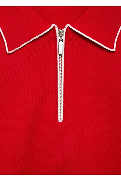 MANGO Pullover mit Paspelierung