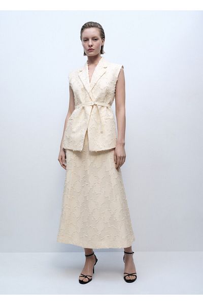 MANGO WAISTCOAT FLOC