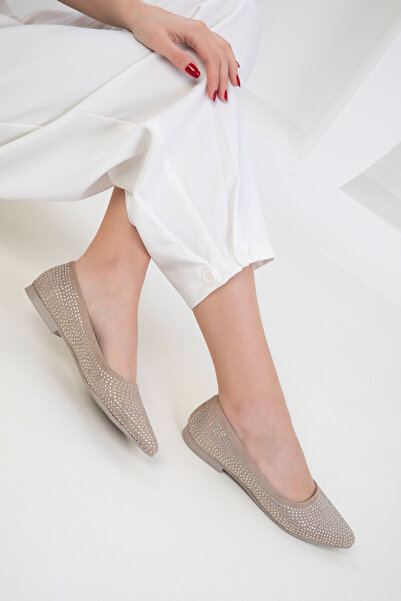 SOHO Women's Skin Suede Ballerinas 20573