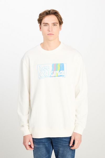 Lee Black Regular Fit Crew Neck Sweatshirt