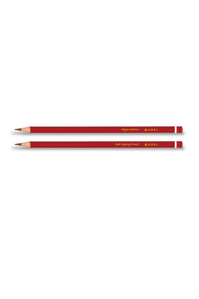 Adel 1414 Red Copy Pen 12Pcs,Bright and Conspicuous Red Color,Easy to Open,Fsc Certified