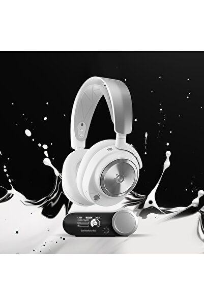 SteelSeries Arctis Nova Pro P Beyaz Kablosuz Gaming (OYUNCU) Kulaklığı