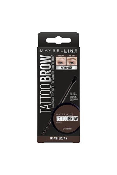 Maybelline New York Kaş Pomadı - New York Tattoo Brow No:04 Ash Brown Gk Hair Center
