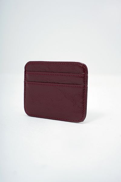 Trend Alaçatı Stili Women's Burgundy Faux Leather Mini Card Holder Alc-X14079