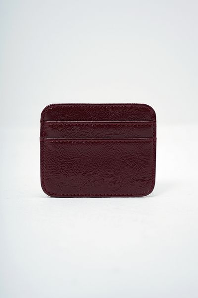 Trend Alaçatı Stili Women's Burgundy Faux Leather Mini Card Holder Alc-X14079