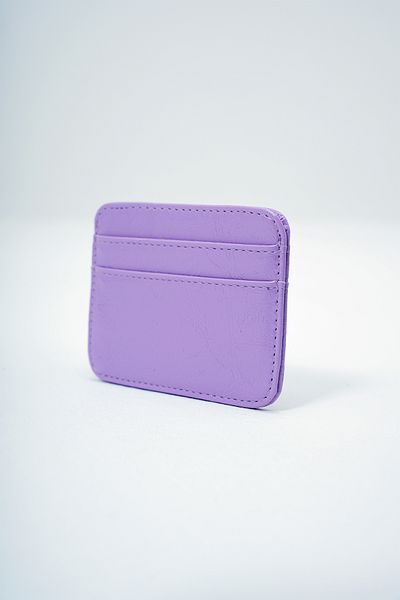 Trend Alaçatı Stili Women's Lilac Faux Leather Mini Card Holder Alc-X14079