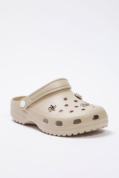 TRENDYOL SHOES Beige Gold Schnalle Accessoire Detaillierte leichte Sohle Damen Eva Sandalen Hausschuhe TAKSS25SD00033