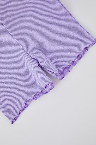 TRENDYOLKIDS Lilac Plain Knitted Bottom-Top Set Tkdss25Au00106