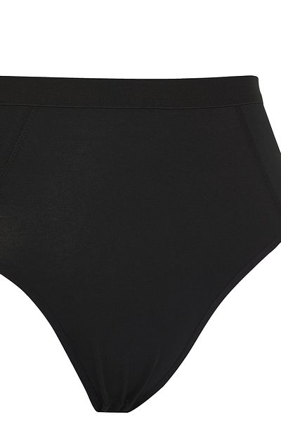 Trendyol Curve Schwarzes 2er-Pack High Waist Gathering Plus Size Höschen TBBSS25CM00001