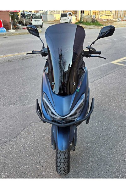 MOTOCAM RKS Newlight PRO Siperlik Ön Cam 2023-2025 Model 58cm Uyumlu Siyah Re...