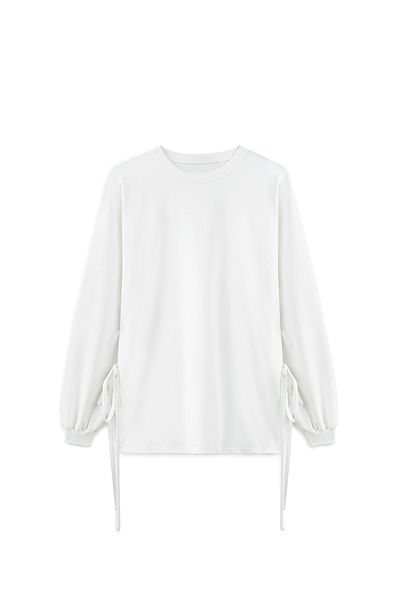 praye Sweat White with Side Laces