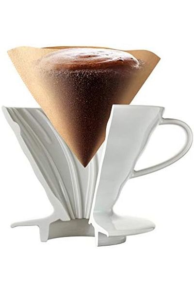 STOREMAX Ntwork V60 02 Ceramic Coffee Brewing Set “White” Art 1087243