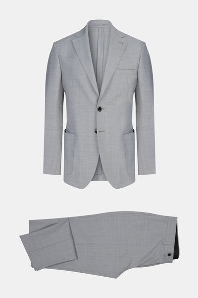 W Collection GRİ DÜĞMELİ TAKIM ELBİSE