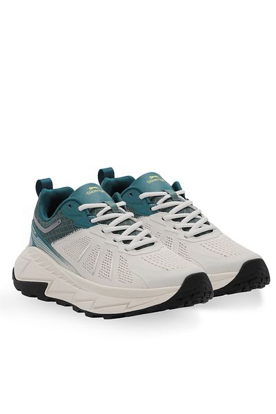 Slazenger Ανδρικά αθλητικά παπούτσια Warren Premium Series Comfort Sole Λευκό / Πράσινο