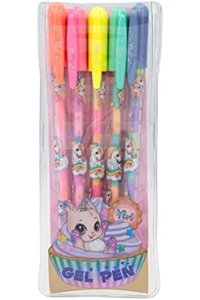 STOREMAX Mu-Artshop Set of Gel Pens, Rainbow Tnca 871301