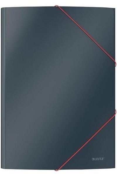 STOREMAX Mu-Artshop Cosy Soft Touch Rubber Locked File, A4, Gray Tnca 871301