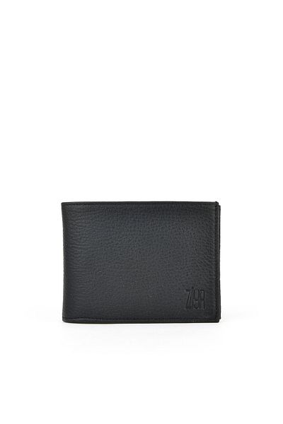 Ziya , Men's Genuine Leather Wallet 1519841 Zyp01 Black