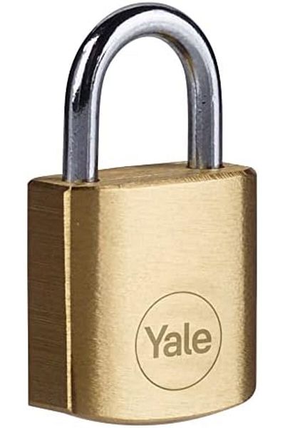 STOREMAX Ntwork Y110B/20/111/2 - 20mm Brass Padlock Set of 2 - Standard Protection - Steel Ring - 3 Keys