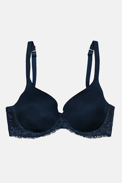 Tchibo Women Padded Underwire Bra, Navy