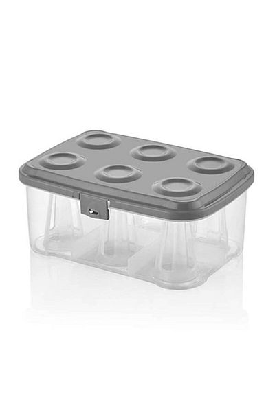 STOREMAX Cup Carrying Box Transparent - 6 Cup Capacity Picnic Box Newdesing 646268