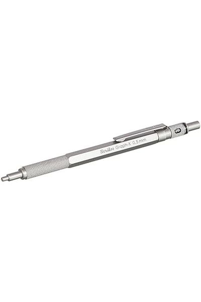 STOREMAX Sellbuystore Office Graphx Set of 3 Mechanical Pencil Eraser Min Lead Gray 0.5 mm 1053513