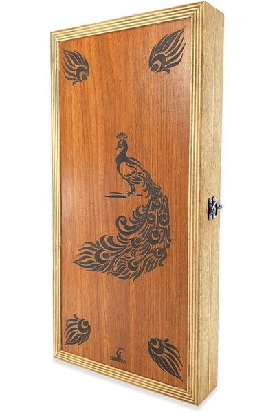 STOREMAX Bystoreby Game Gadgets Figure Peacock Backgammon Newdesing 646268