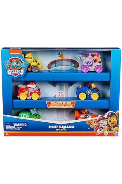 STOREMAX Buymxx Patrol Pup Squad Racers – 6-Piece Vehicle Gift Set, Children from 3 Years Old