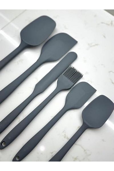 STOREMAX Sellbuystore Home Silicone Spatula (6, Gray, m) 1053513