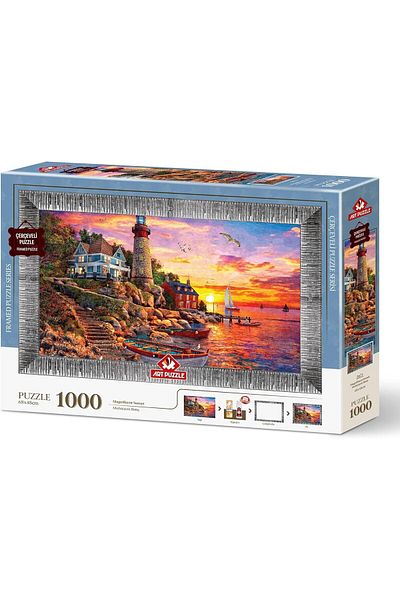 STOREMAX Bystoreby Puzzle Magnificent Disappearance 1000 Piece Framed Puzzle Newdesing 646268