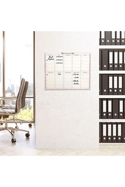 STOREMAX Muartshop Weekly Planner with Transparent Self-Adhesive Pen 40Cm-50Cm 871301