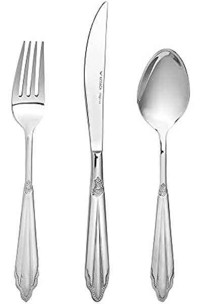STOREMAX Cutlery Spoon Knife Set Mantilla 3 mm 84 Piece Elegance Boxed Star Buy Bz 1087243